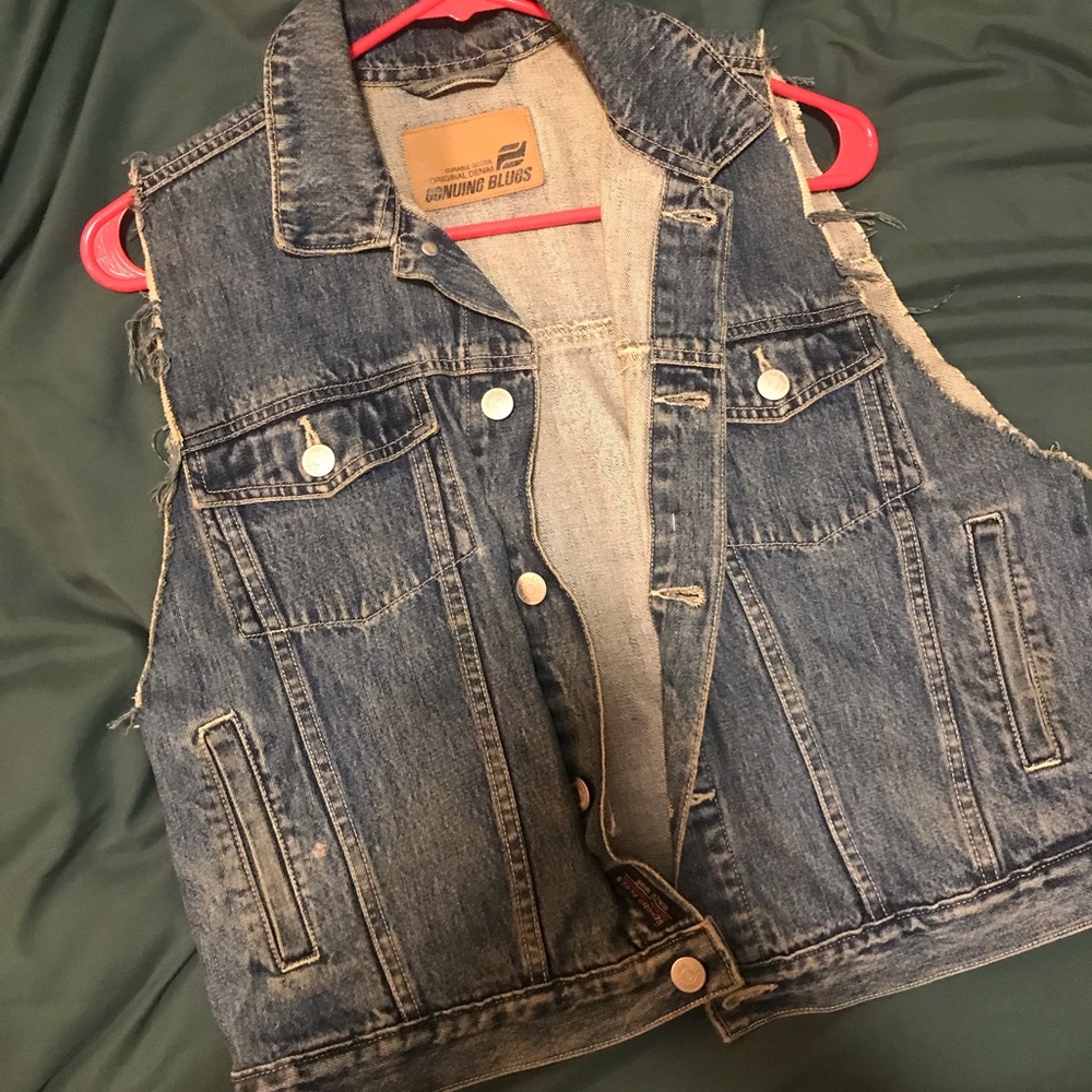 Vintage denim vest